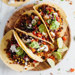 tacos on a plate